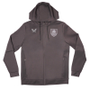 BURNLEY FC GREY TRAVEL F/Z HOODIE ADULT 2026/27