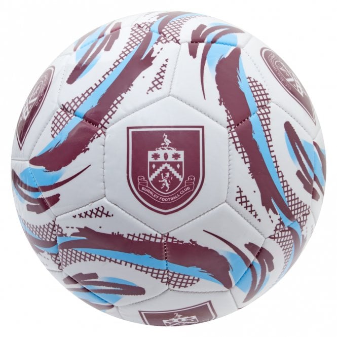 Burnley FC 2025/26 FOOTBALL WHITE