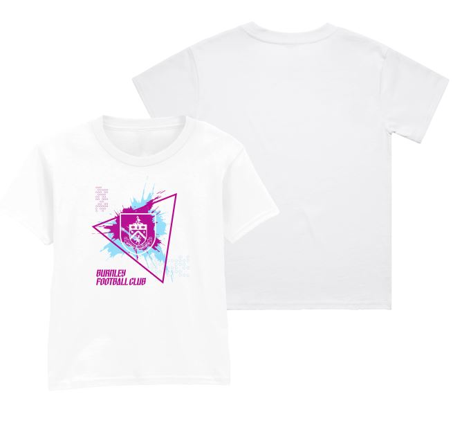 Burnley FC Junior Colourful Crest T-Shirt