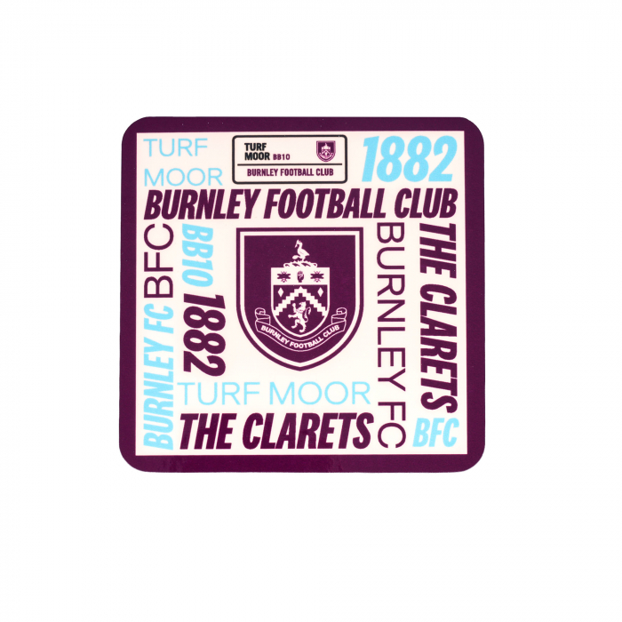Burnley FC Single Coaster