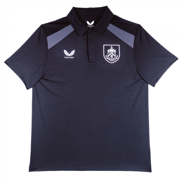 BURNLEY FC BLACK POLO ADULT 2026/27