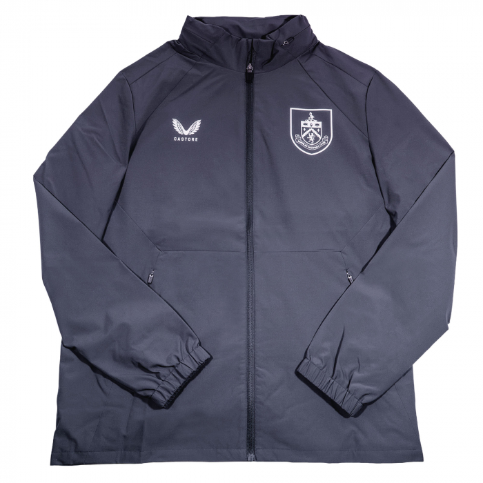 BURNLEY FC GREY SHOWER JACKET JUNIOR 2026/27