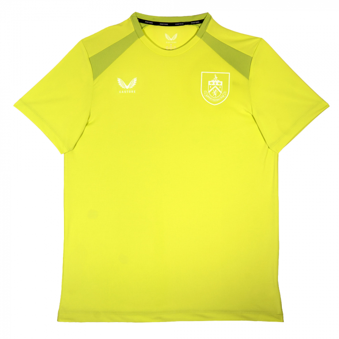 BURNLEY FC YELLOW TRAINING TEE JUNIOR 2026/27
