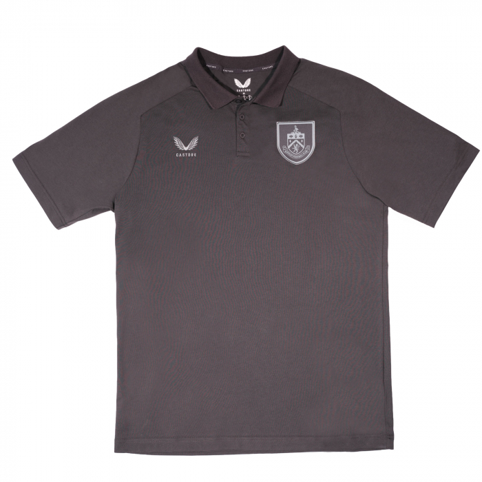 BURNLEY FC GREY TRAVEL POLO ADULT 2026/27