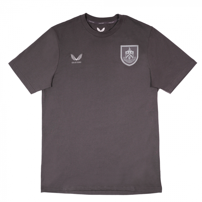 BURNLEY FC GREY TRAVEL TEE ADULT 2026/27