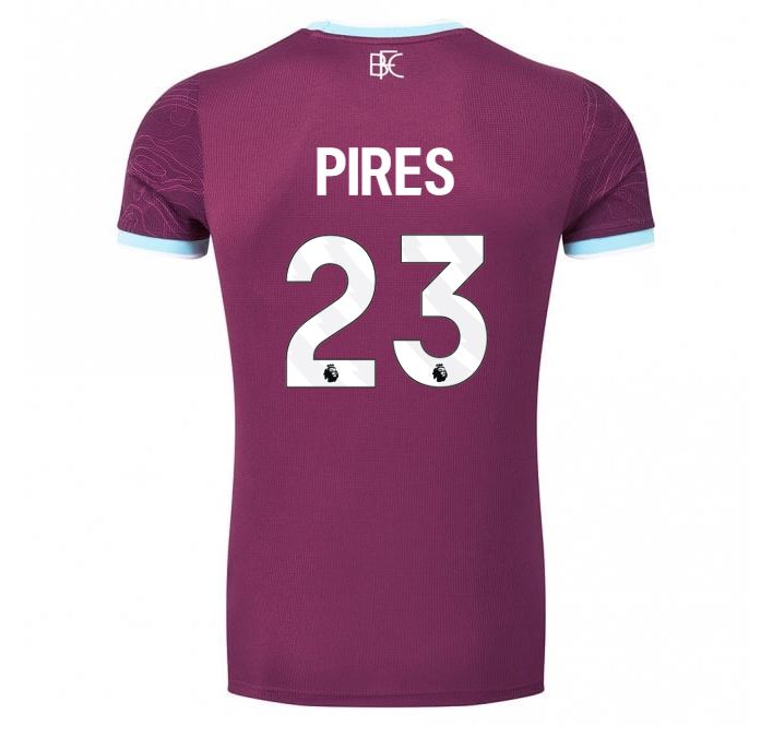 BURNLEY FC ADULT HOME SHIRT UNSPONSORED 2025/26