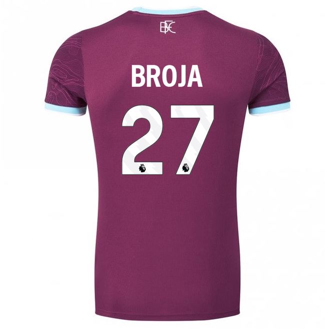 BURNLEY FC ADULT HOME SHIRT UNSPONSORED 2025/26