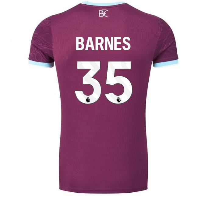 BURNLEY FC ADULT HOME SHIRT UNSPONSORED 2025/26