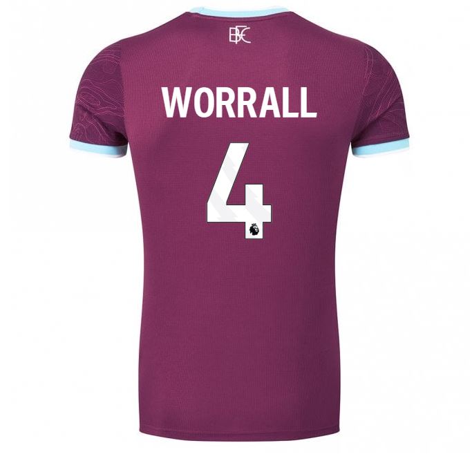 BURNLEY FC ADULT HOME SHIRT UNSPONSORED 2025/26