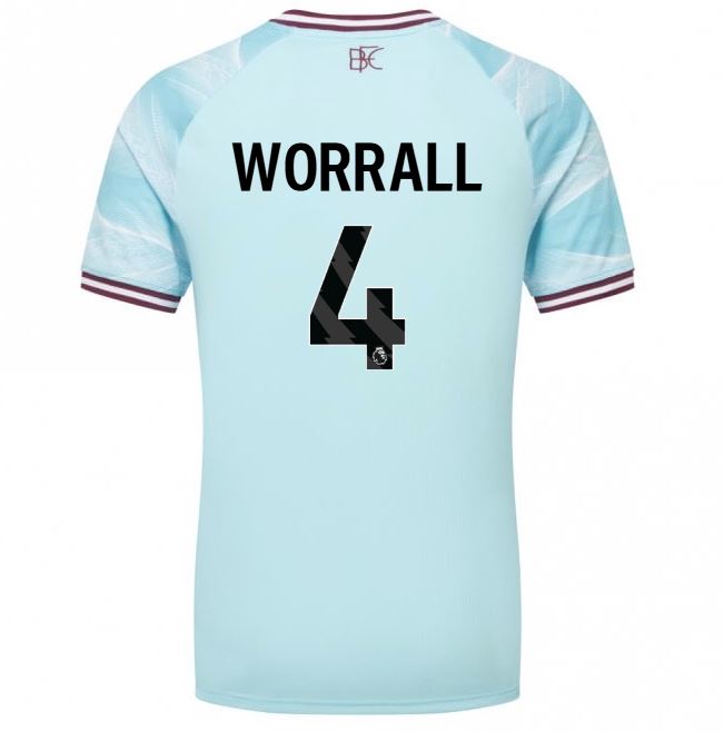 BURNLEY FC ADULT AWAY SHIRT UNSPONSORED 2025/26