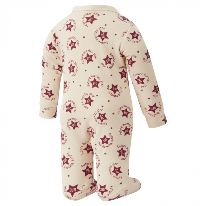 Burnley FC Baby Star Sleepsuit
