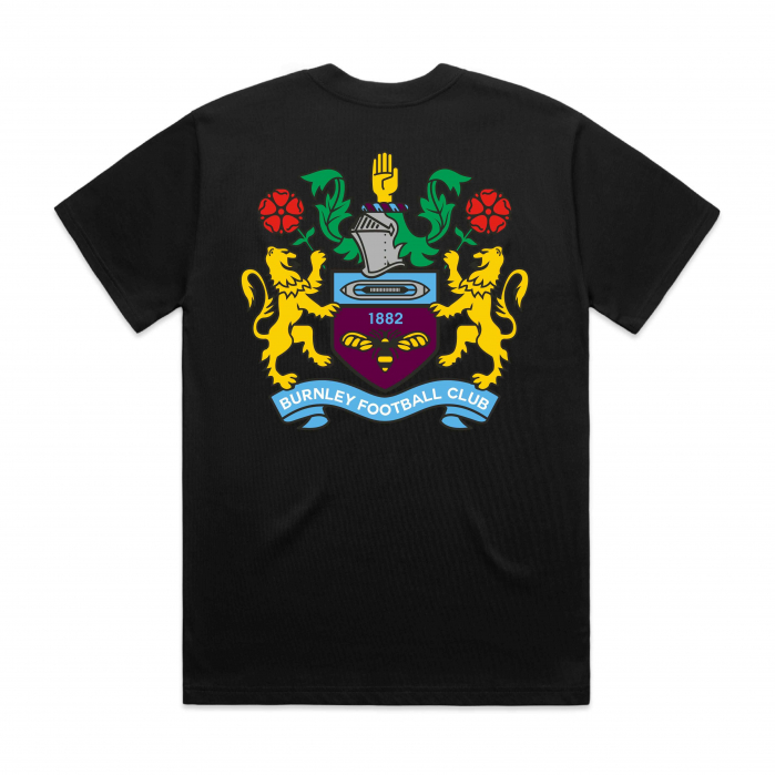 Burnley FC Oversized Retro Crest T-Shirt