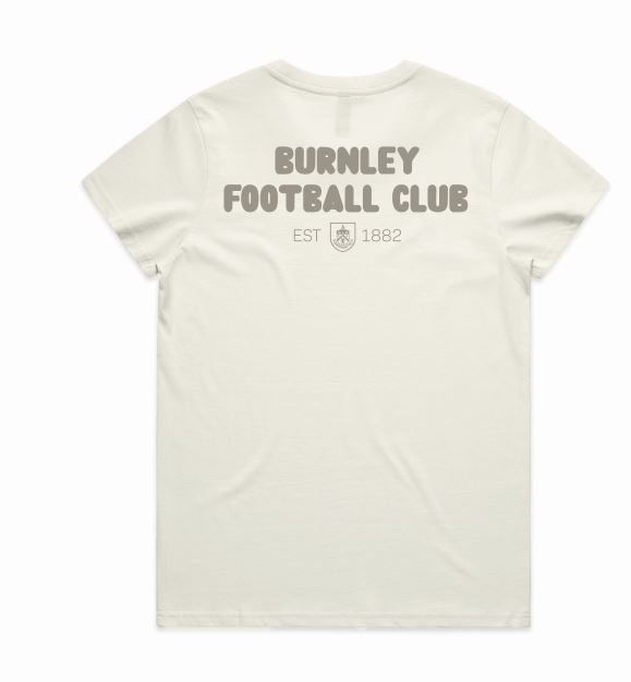 Burnley FC Bubble Print Womens T-Shirt