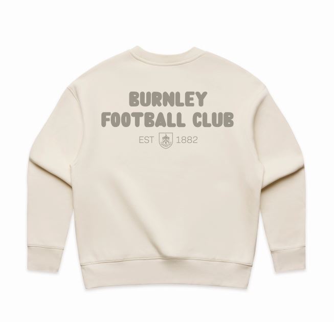 Burnley FC Bubble Print Womens Sweatshirt