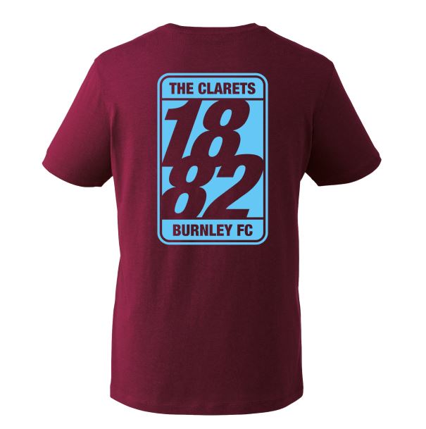 Burnley FC The Clarets 1882 T- Shirt